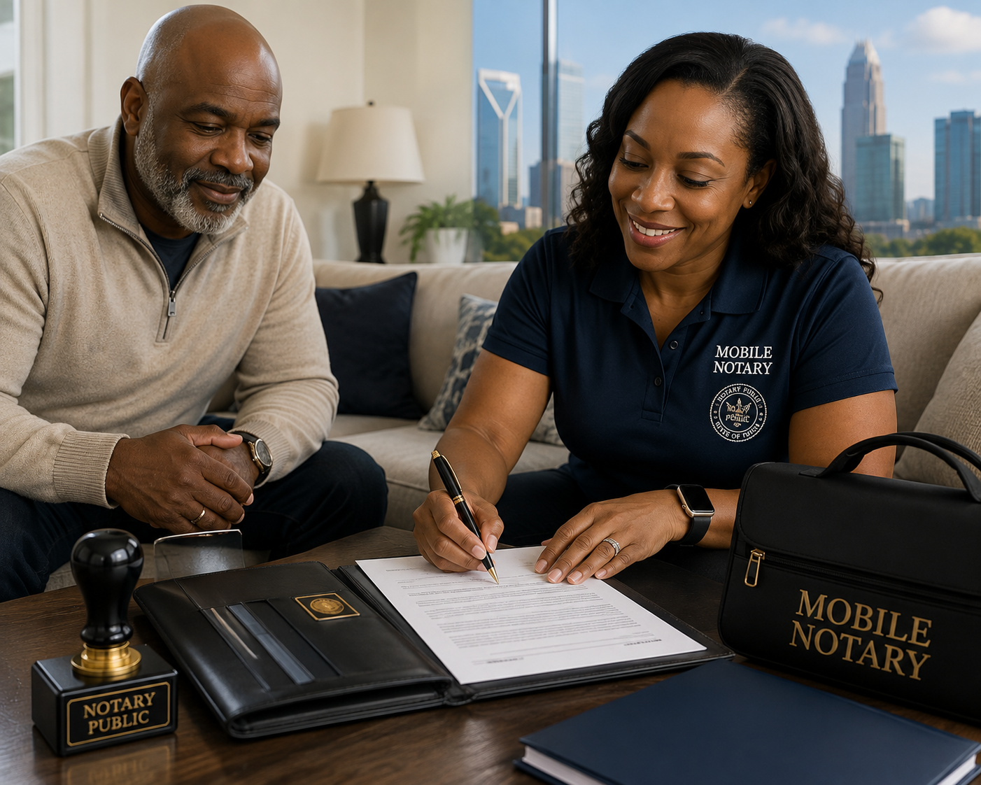 Mobile Notary in Charlotte: Get Documents Notarized at Home