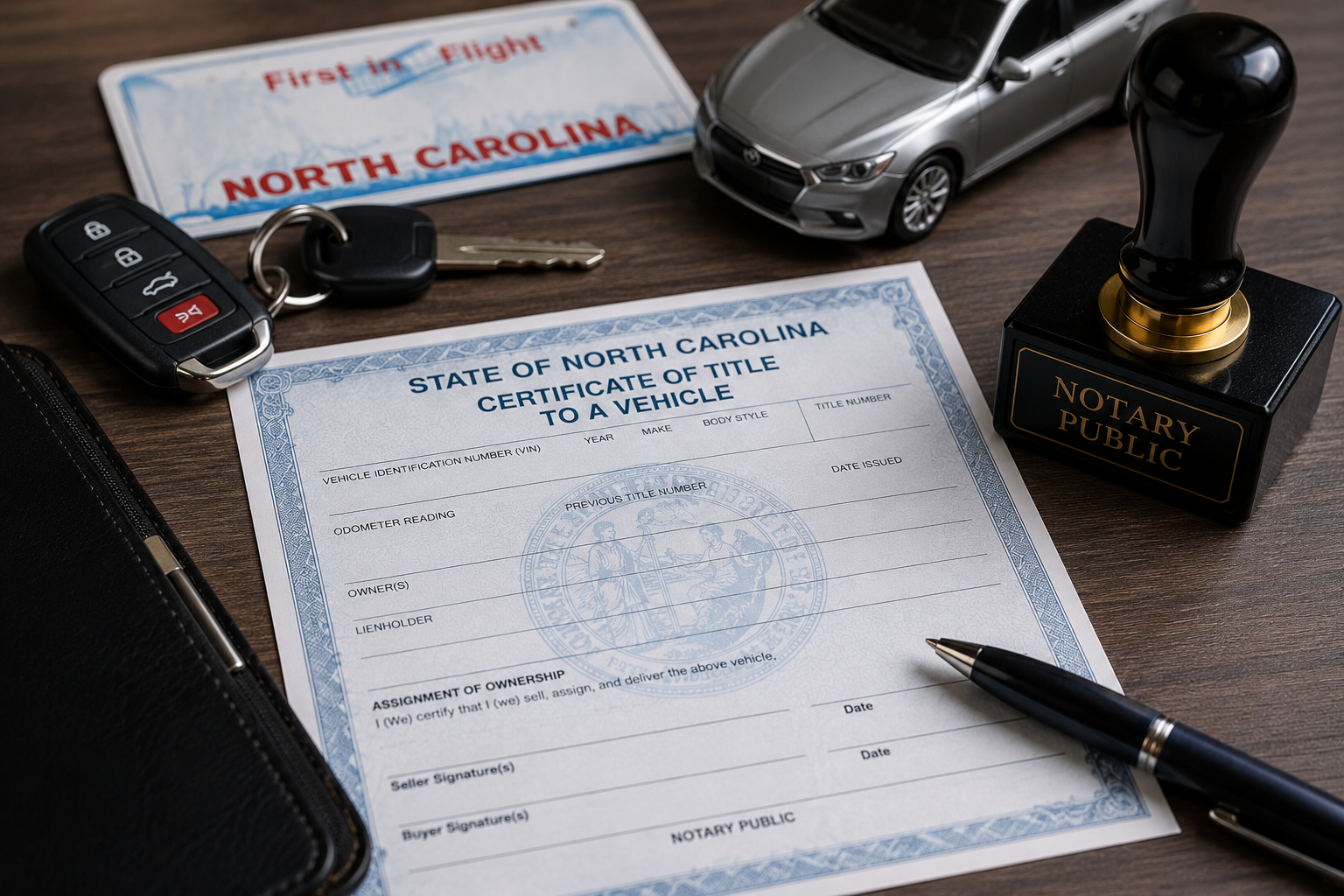 Do You Need a Notary for a Vehicle Title Transfer in NC?
