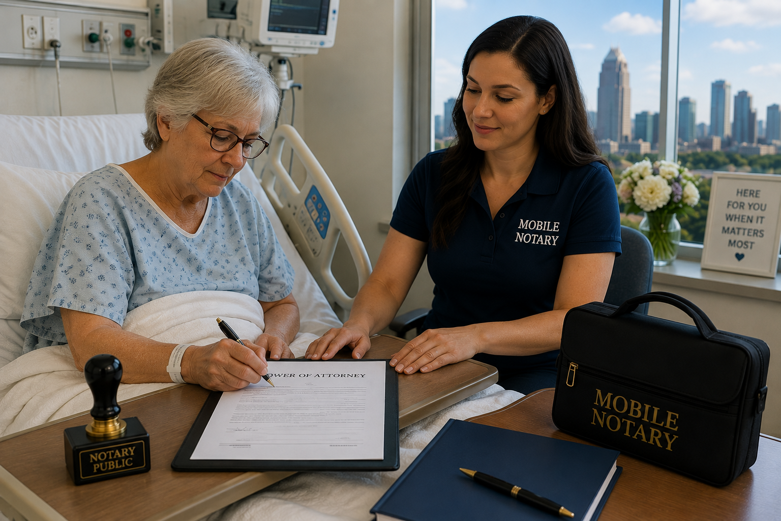 Getting a Power of Attorney Signed Before Surgery at a Charlotte Hospital