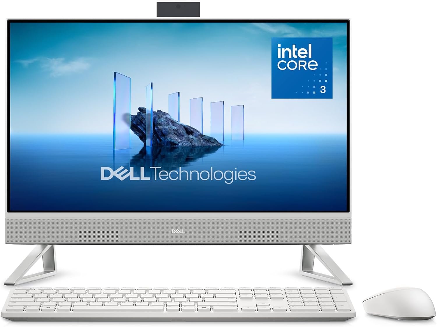 Dell 24 All-in-One Desktop — Intel Core 3, 8GB DDR5, 512GB SSD, Windows 11 Home
