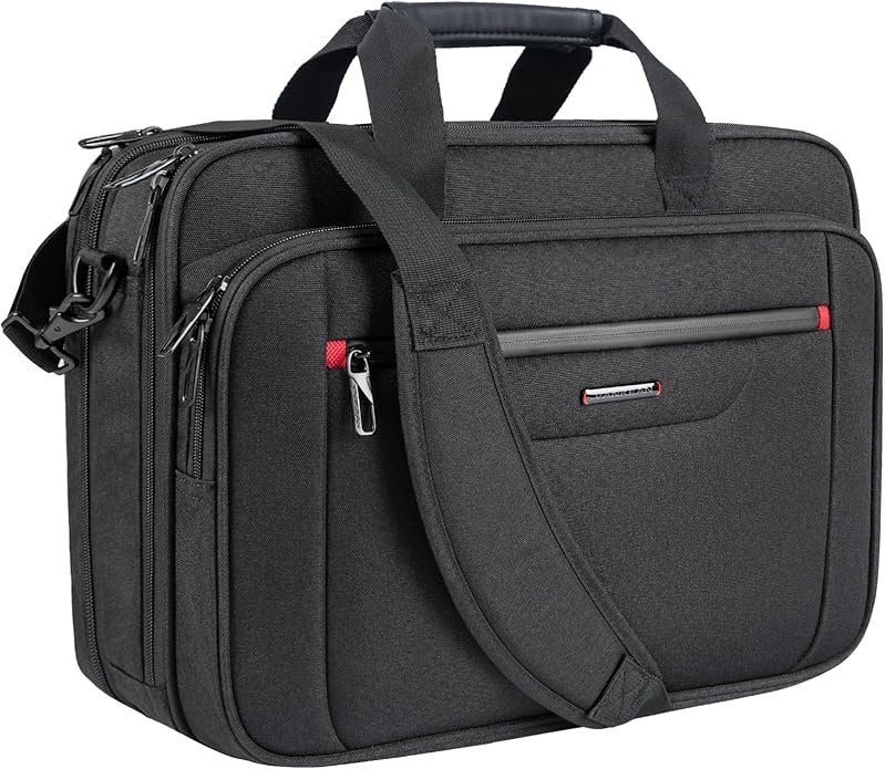 VANKEAN Premium Laptop Briefcase — Fits Up to 17.3", Expandable, Water-Repellent